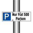 Nur Fiat 500 Parken