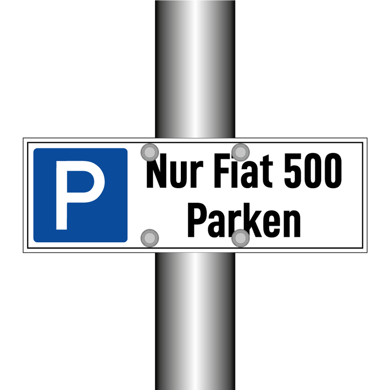 Nur Fiat 500 Parken