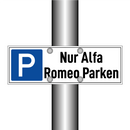 Nur Alfa Romeo Parken