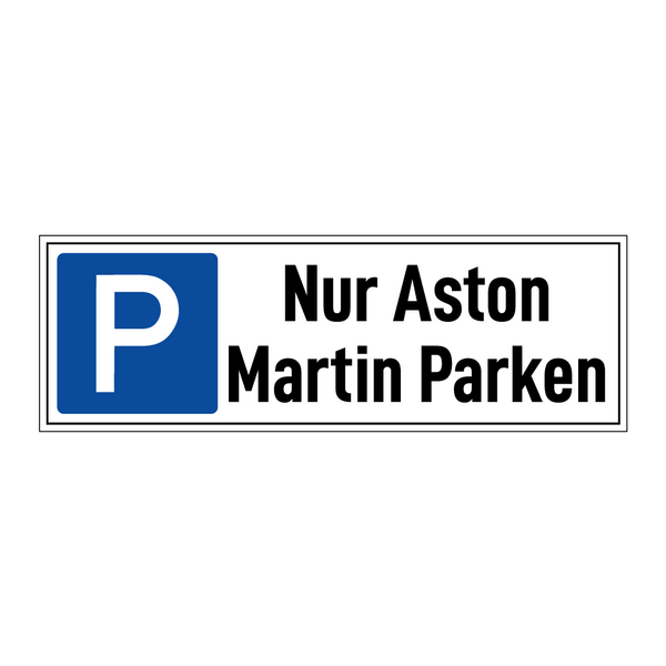 Nur Aston Martin Parken