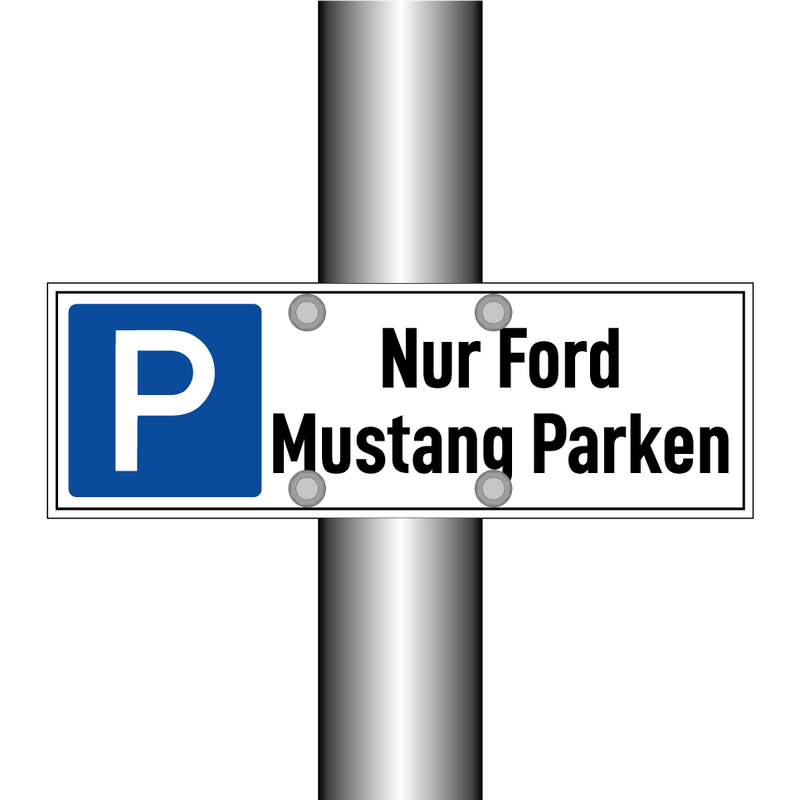 Nur Ford Mustang Parken