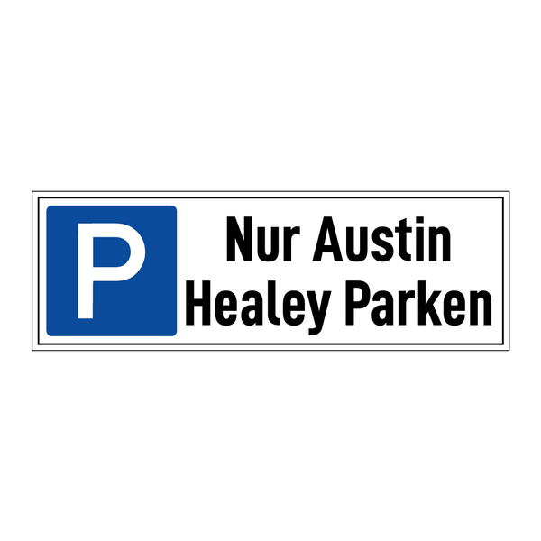 Nur Austin Healey Parken