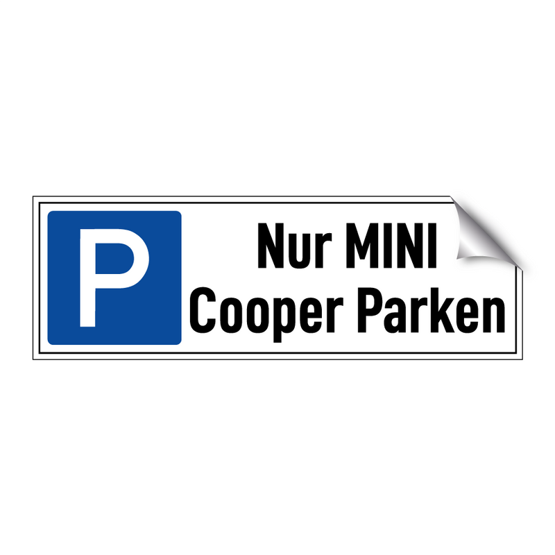 Nur MINI Cooper Parken