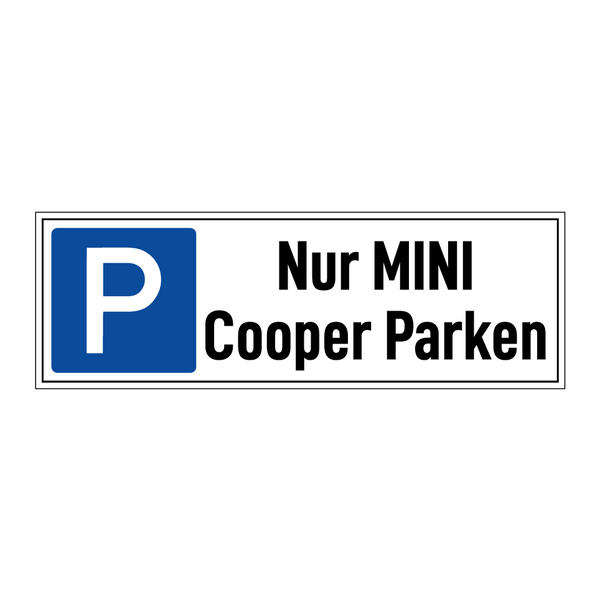 Nur MINI Cooper Parken