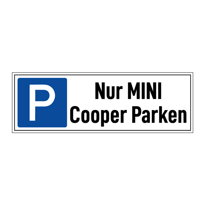 Nur MINI Cooper Parken