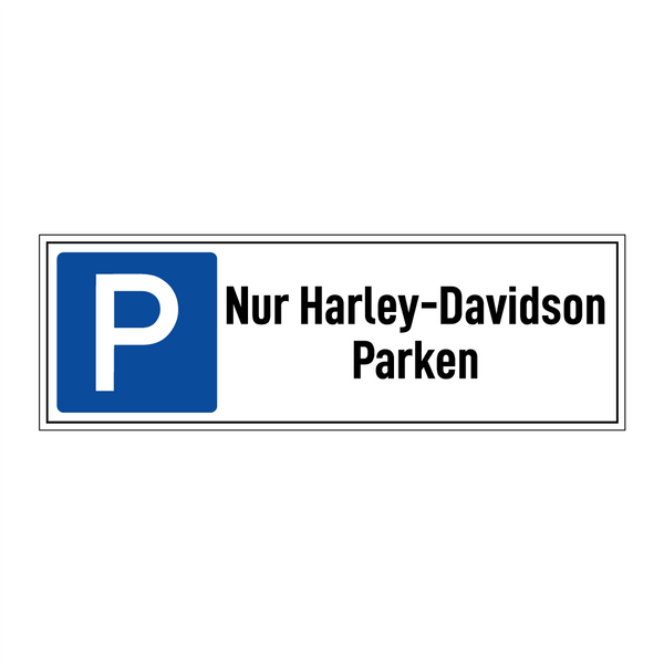 Nur Harley-Davidson Parken