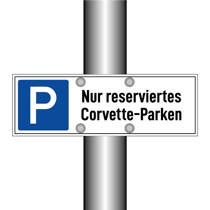 Nur reserviertes Corvette-Parken