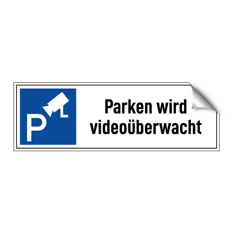Parken wird videoüberwacht