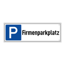Firmenparkplatz
