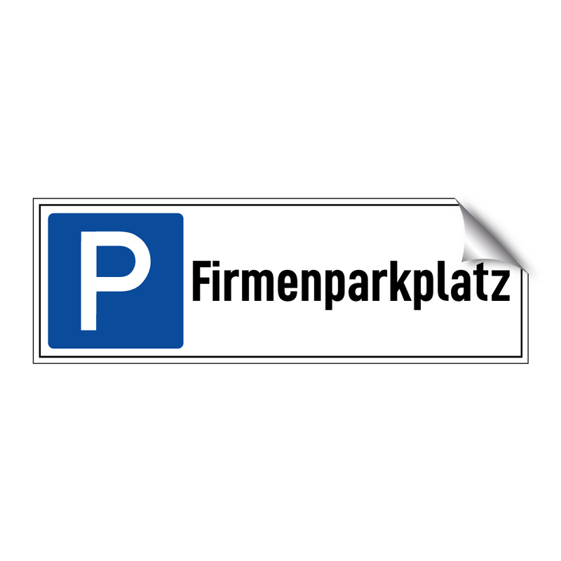 Firmenparkplatz