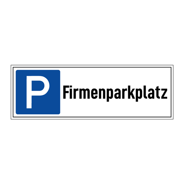 Firmenparkplatz