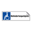 Behindertenparkplatz