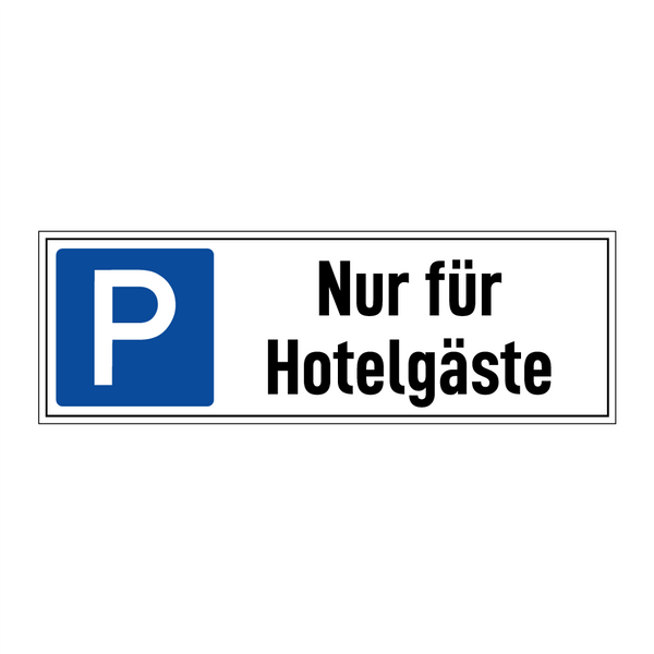 Nur für Hotelgäste