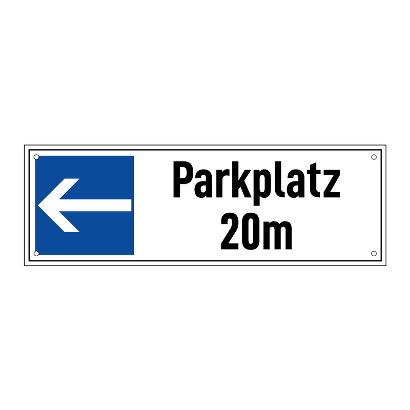 Parkplatz 20m