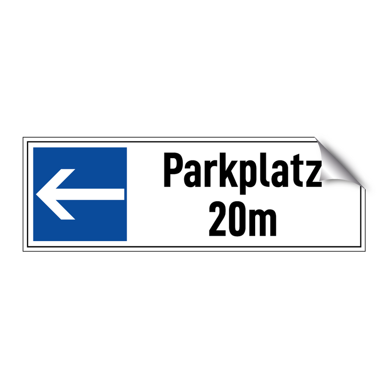 Parkplatz 20m