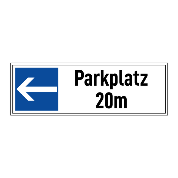 Parkplatz 20m