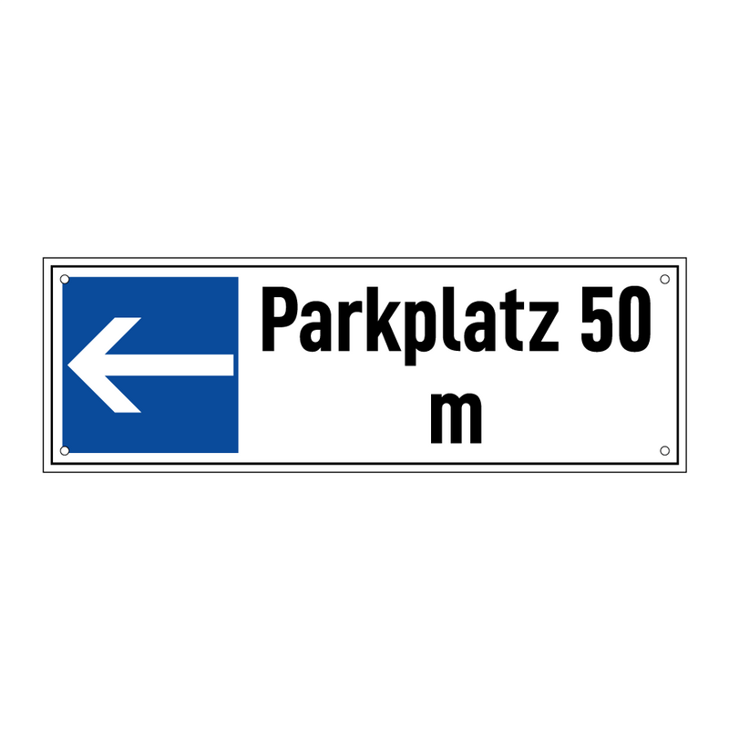 Parkplatz 50 m