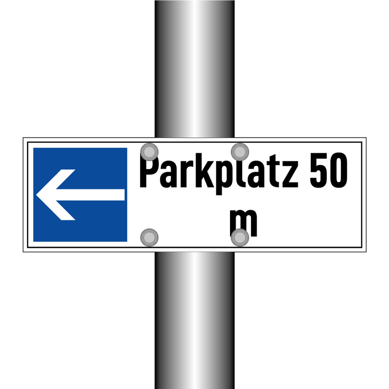 Parkplatz 50 m
