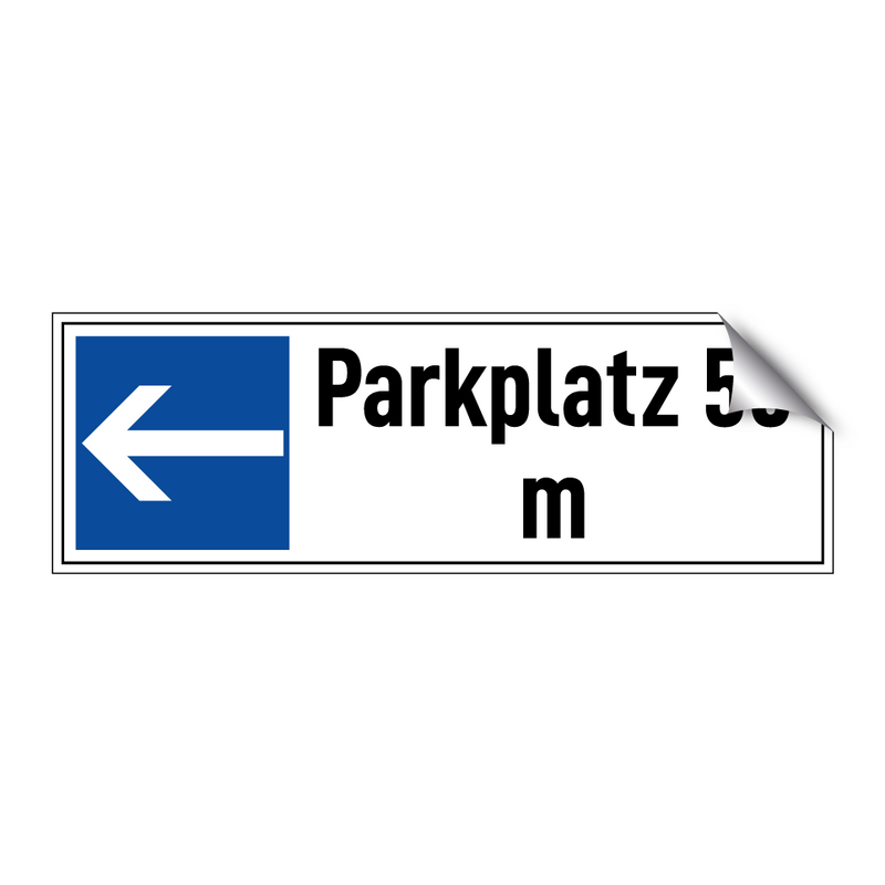 Parkplatz 50 m