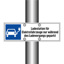 Ladestation für Elektrofahrzeuge nur während des Ladevorgangs geparkt