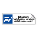 Ladestation für Elektrofahrzeuge nur während des Ladevorgangs geparkt