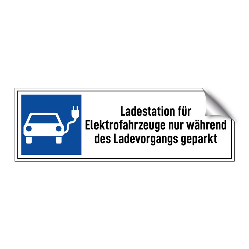 Ladestation für Elektrofahrzeuge nur während des Ladevorgangs geparkt