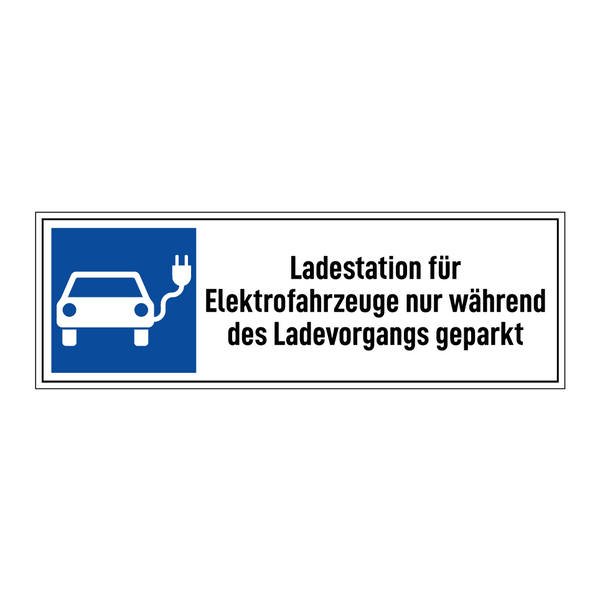 Ladestation für Elektrofahrzeuge nur während des Ladevorgangs geparkt
