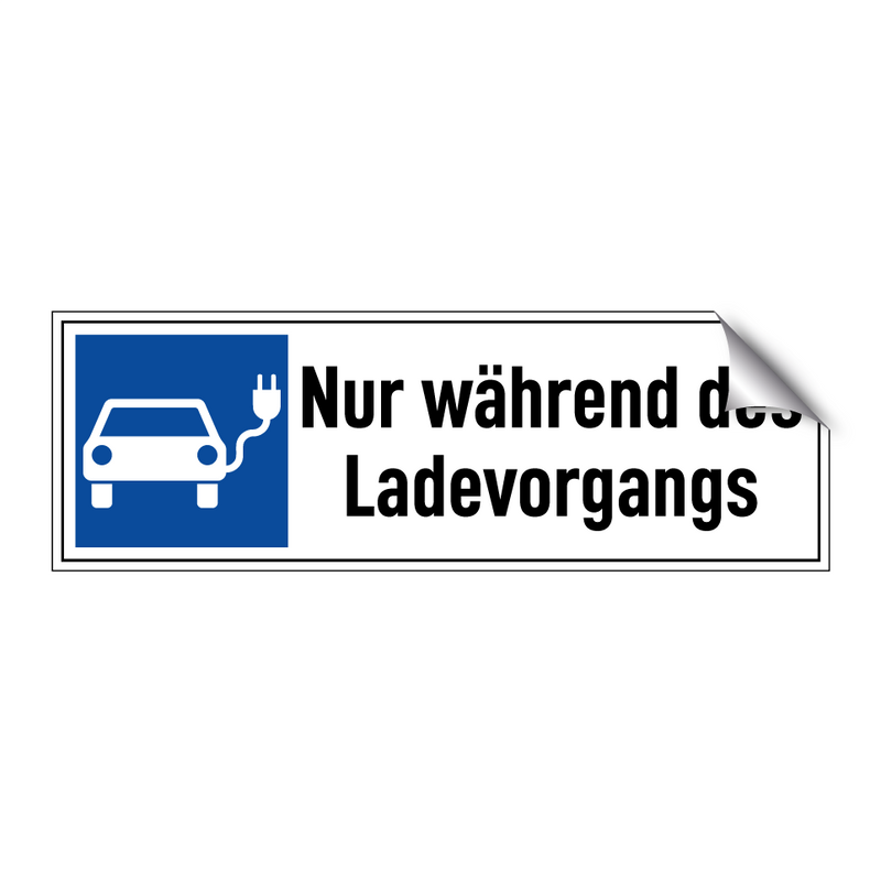 Nur während des Ladevorgangs