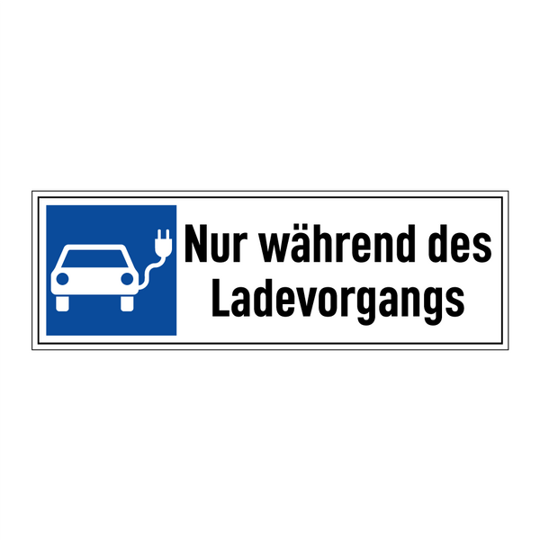 Nur während des Ladevorgangs