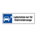 Ladestation nur für Elektrofahrzeuge