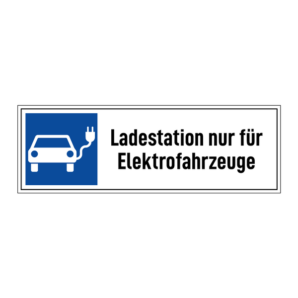 Ladestation nur für Elektrofahrzeuge
