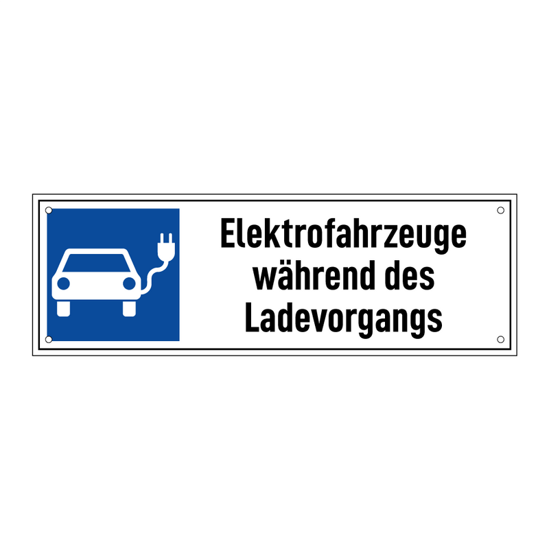 Elektrofahrzeuge während des Ladevorgangs