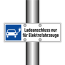 Ladeanschluss nur für Elektrofahrzeuge