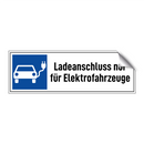 Ladeanschluss nur für Elektrofahrzeuge