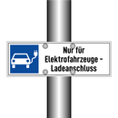 Nur für Elektrofahrzeuge - Ladeanschluss