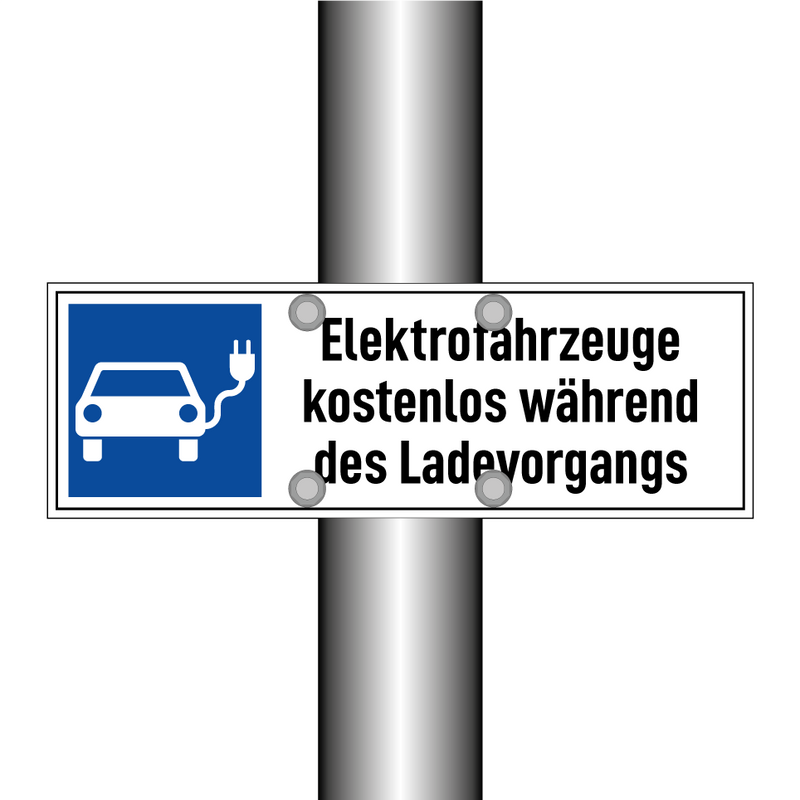 Elektrofahrzeuge kostenlos während des Ladevorgangs