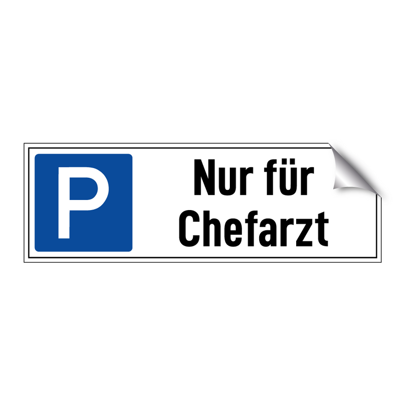 Nur für Chefarzt