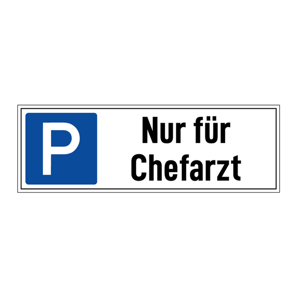 Nur für Chefarzt