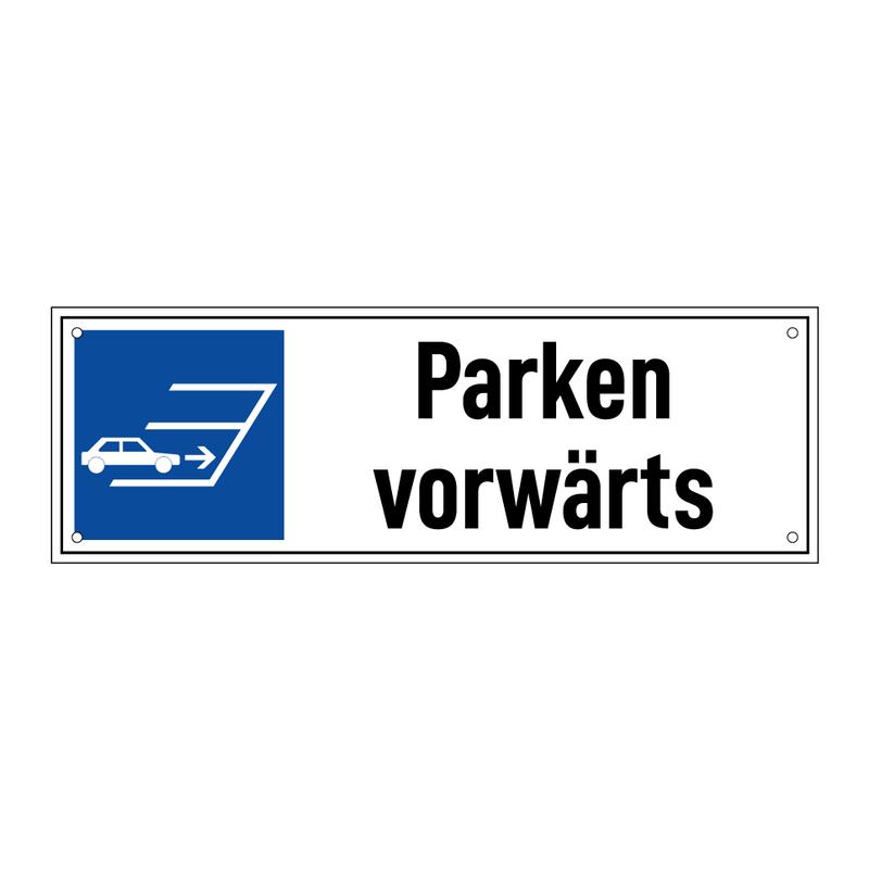 Parken vorwärts