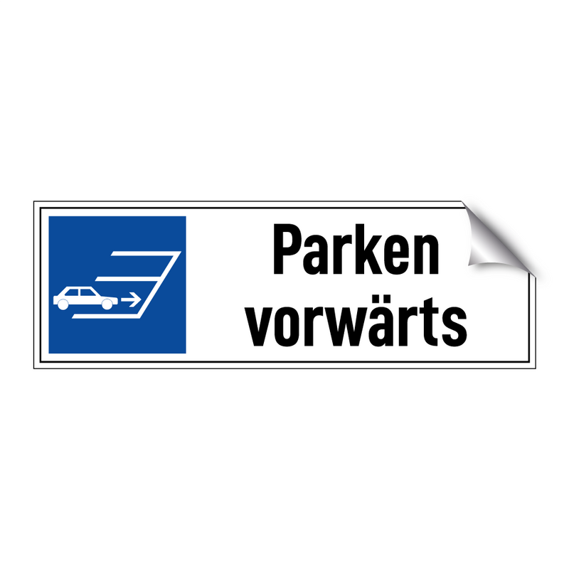 Parken vorwärts