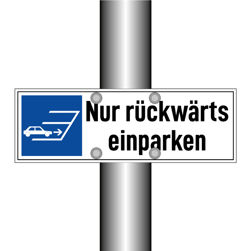 Nur rückwärts einparken