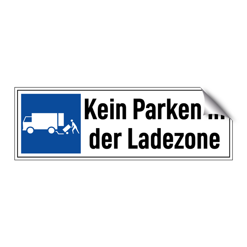 Kein Parken in der Ladezone