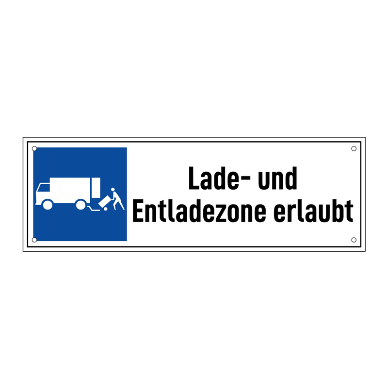 Lade- und Entladezone erlaubt