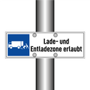 Lade- und Entladezone erlaubt