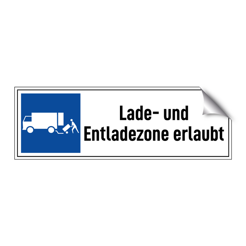 Lade- und Entladezone erlaubt