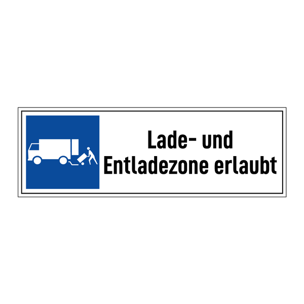 Lade- und Entladezone erlaubt
