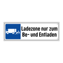 Ladezone nur zum Be- und Entladen