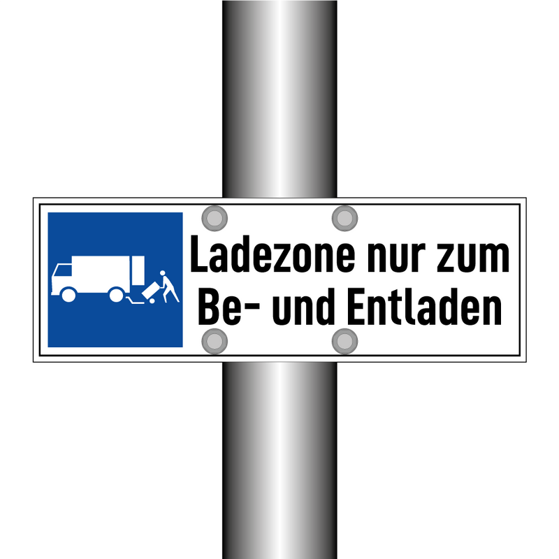Ladezone nur zum Be- und Entladen