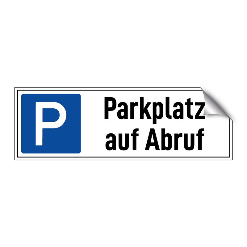 Parkplatz auf Abruf