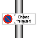 Eingang freihalten!
